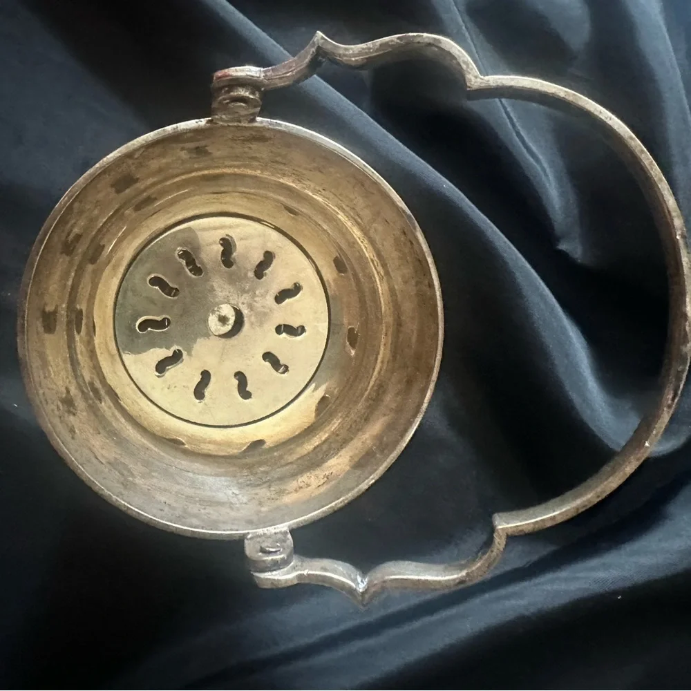 Vintage Silver Ice Bucket with Drip Tray